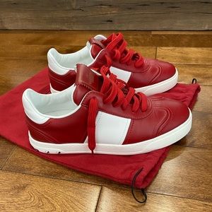 Valentino rockstar leather sneakers